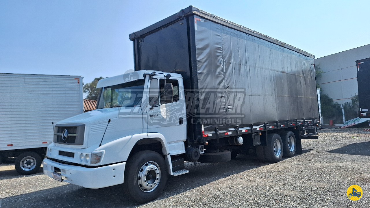 CAMINHAO MERCEDES-BENZ MB 1620 Baú Sider Truck 6x2 277 Belamar Caminhões CAMPO LARGO PARANÁ PR